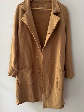 Frank & Eileen Tan / Brown Heavy Cotton Belfast Trench Coat